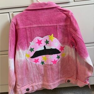 Lola + The Boys  Denim Jackets Star Struck Denim Jacket-Size 8 NWT